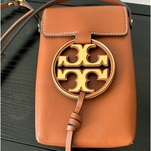Tory Burch Miller Leather Phone Crossbody